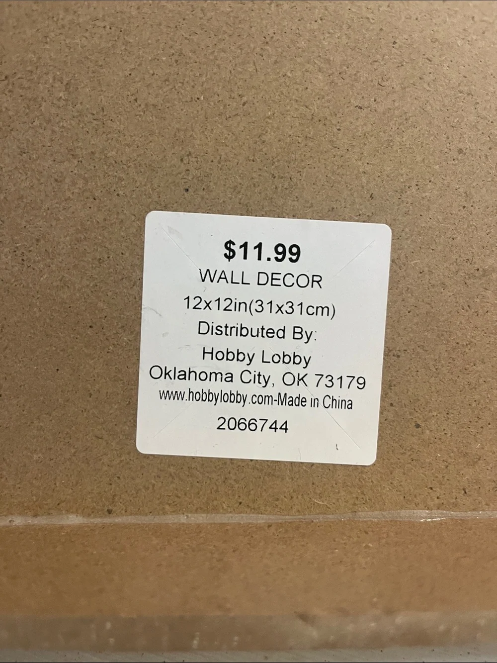 Hobby Lobby White & Black 'I Am God's Masterpiece' Inspirational Wall Art